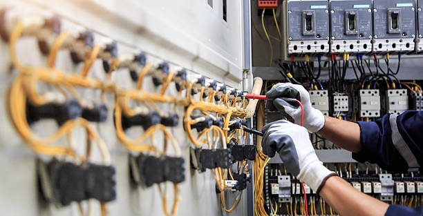 Professional Electrician technician working in Hershey, PA